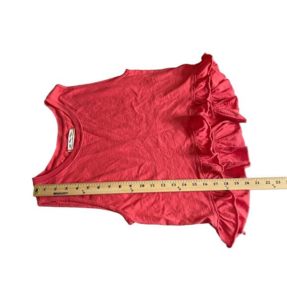 Free People Ellie Tank Top Ruffle Bottom Shirt Women’s Size XS - Picture 6 of 9